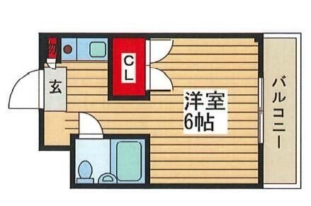 トウセンハイツ京島 302号室 間取り