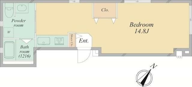 ＢＥＡＵ　ＲＩＶＡＧＥ　ＮＥＺＵ 101号室 間取り