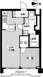 ライオンズマンション三宿 523号室 間取り