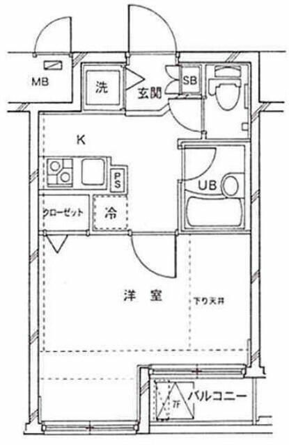 ドルチェ・ロイヤルステージ新大塚 702号室 間取り