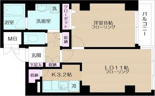 ハイム佐竹 901号室 間取り