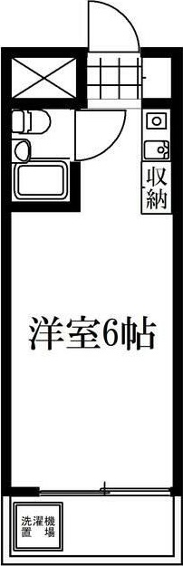 イエローエンバシー 505号室 間取り