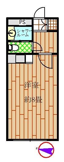 ダイヤパレス石神井公園 704号室 間取り
