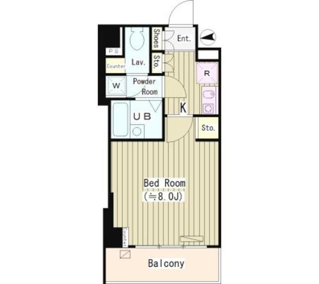 パトリア 101号室 間取り