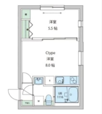 レオーネ早稲田 204号室 間取り