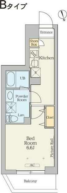 クレストコート綾瀬 313号室 間取り