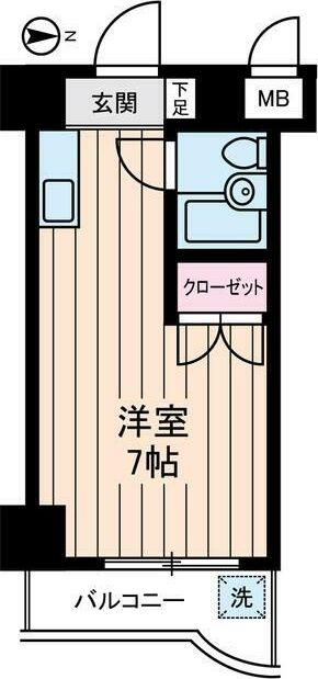 エレガンス綾瀬６ 810号室 間取り