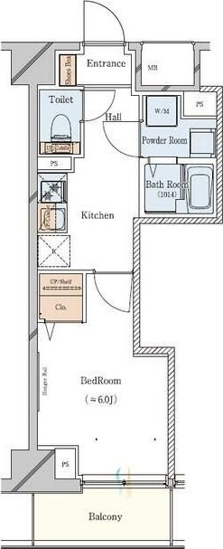 ガリシア駒込ＥＡＳＴ 302号室 間取り