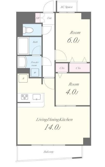 グランフォルム上鷺（グランフォルムカミサギ） 104号室 間取り