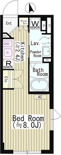 Ｃｅｎｔｅｎａｒｉｏ市谷二十騎町 101号室 間取り