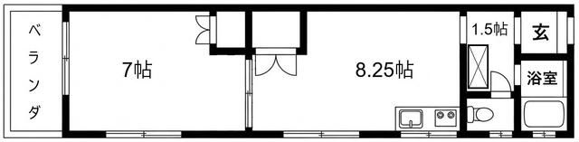 おざわ 203号室 間取り
