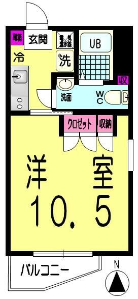 フレイス要町 401号室 間取り