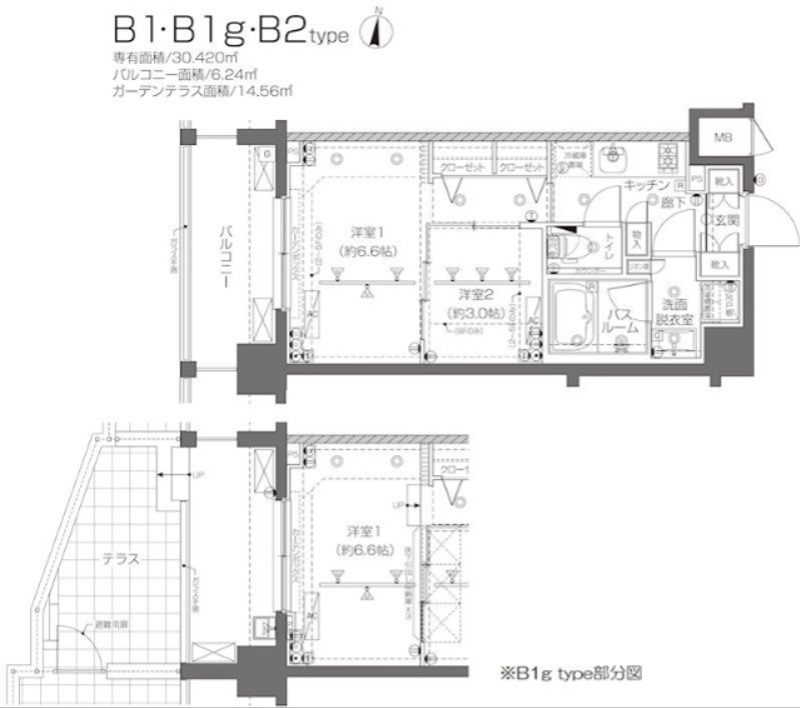 ＺＯＯＭ新宿西落合 102号室 間取り