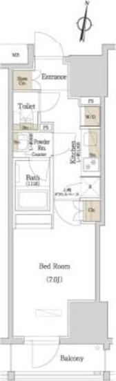 アーバネックス西新宿 303号室 間取り