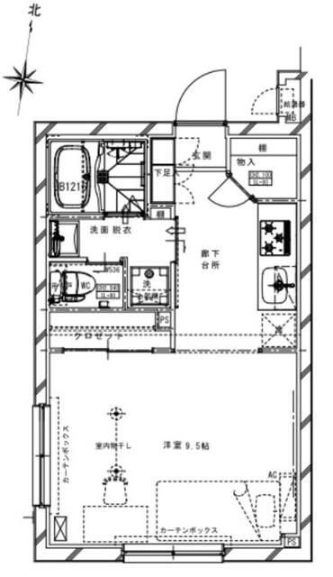 リアルワン要町 404号室 間取り