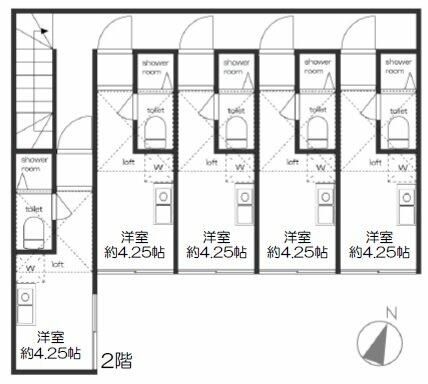 サークルハウス下井草弐番館 201号室 間取り