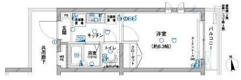 ル・リオン中野坂上 301号室 間取り