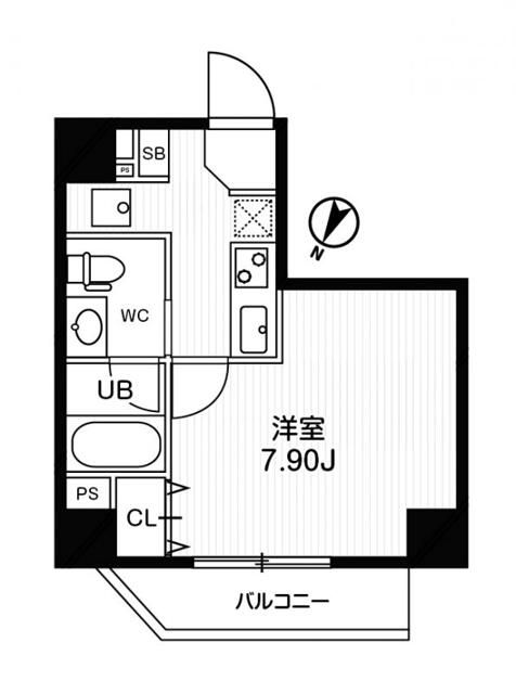 ブランセ森下 603号室 間取り