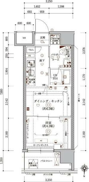 ベルシード綾瀬ドゥーエ＃Ｒ 202号室 間取り
