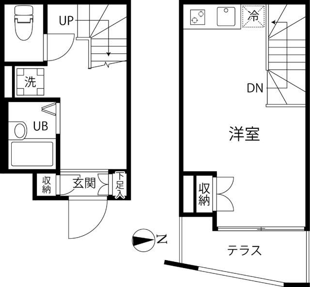 チェスターハウス目白 103号室 間取り