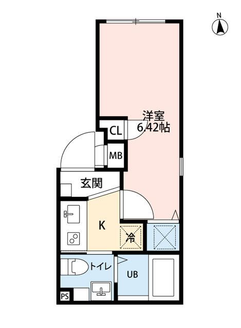 アトリオ新宿早稲田 102号室 間取り