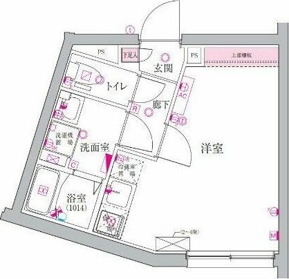 ベルシードステアー中野富士見町 301号室 間取り