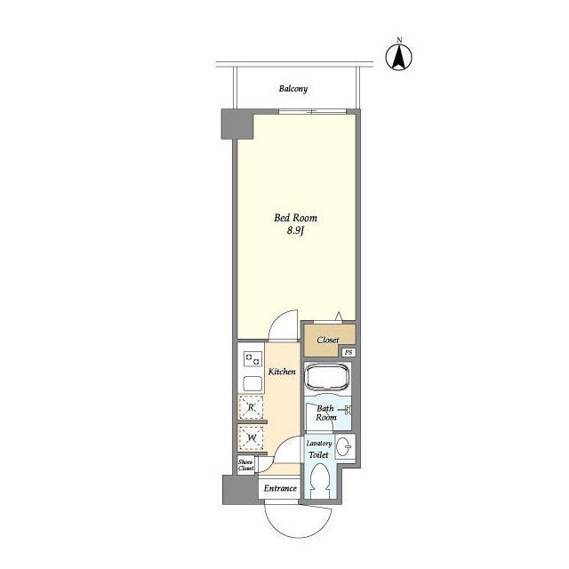 アルファコート下赤塚 303号室 間取り