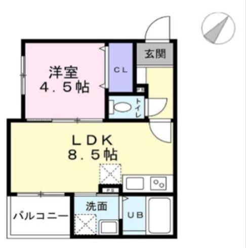 ＥＩＪＵ富士見台駅前 102号室 間取り