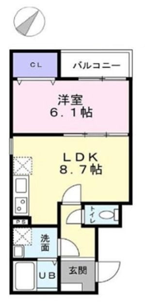 ＥＩＪＵ富士見台駅前 103号室 間取り