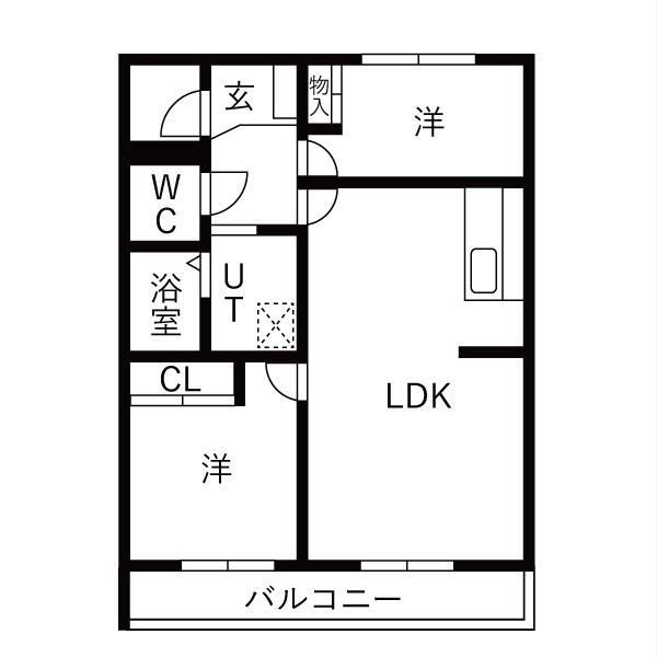 ル・ファール石神井 103号室 間取り