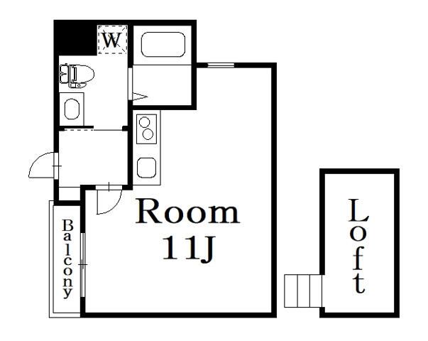 ＲＩＴＳ　ＳＥＫＩＭＡＣＨＩ 501号室 間取り