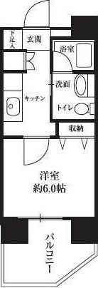 HF西新宿レジデンスEAST 1304号室 間取り