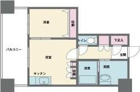 ＨＦ西新宿レジデンスＷＥＳＴ 506号室 間取り