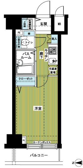 フェニックス方南町弐番館 206号室 間取り