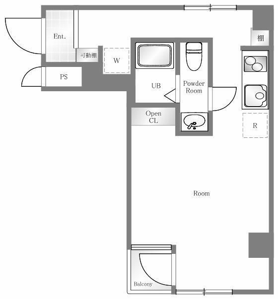 ニューライフ新宿東 間取り図