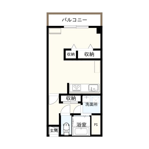 サンファスト東中野 504号室 間取り