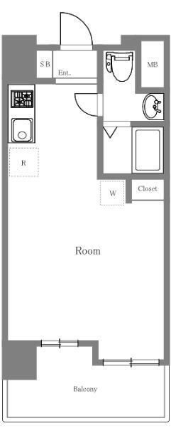 ルネ御苑プラザ 間取り図