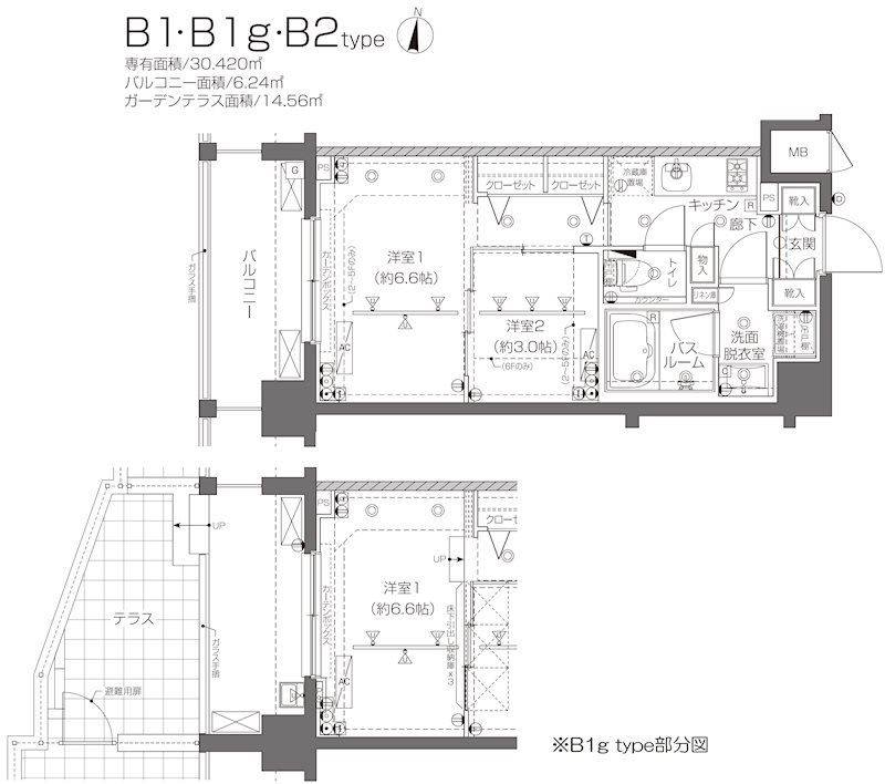 ＺＯＯＭ新宿西落合 602号室 間取り