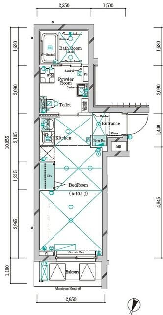 ガリシア中野新橋 305号室 間取り