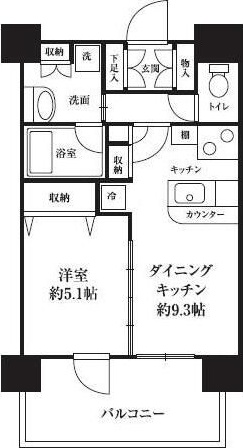 HF西新宿レジデンスEAST 202号室 間取り
