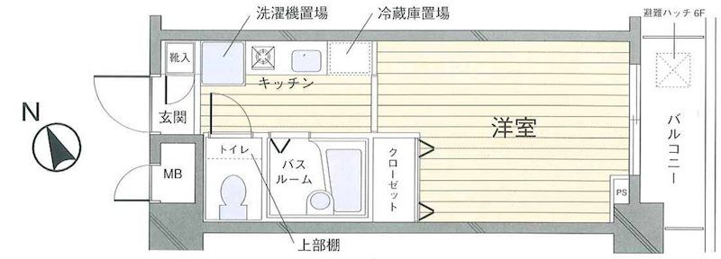 フェニックス早稲田第２ 602号室 間取り