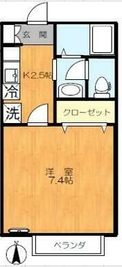 アート・フル新宿柏木 202号室 間取り