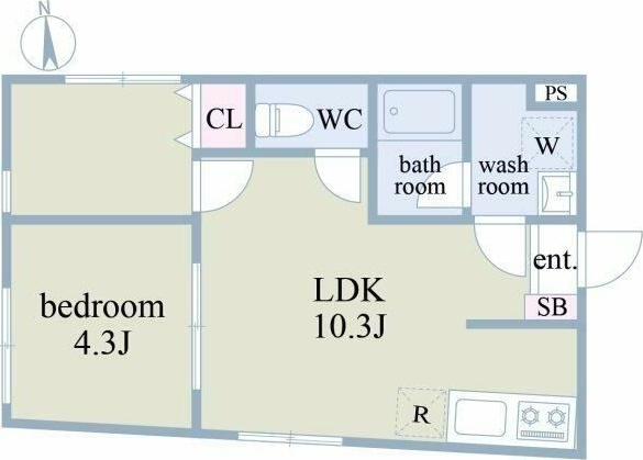 ＤＯＬＣＩ中野富士見町 401号室 間取り