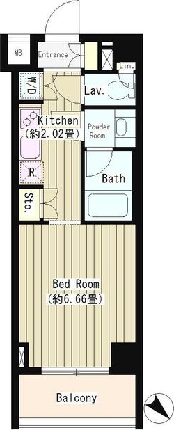 タキミハウス西早稲田 504号室 間取り