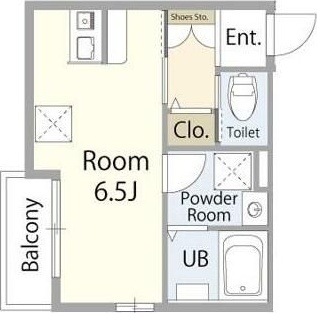 Ｃｈａｒｍａｉｎｅ東中野 201号室 間取り