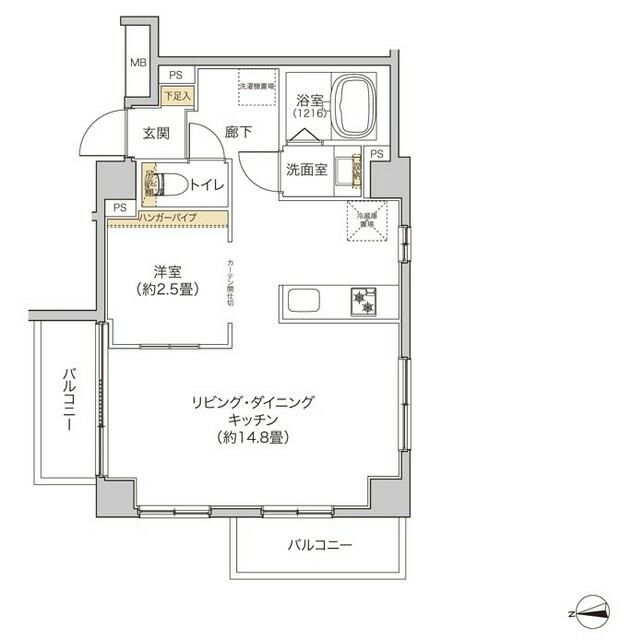 タイズ住吉 501号室 間取り