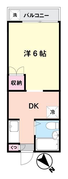 メゾンカメリア 102号室 間取り