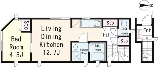Ｍ＆Ｍハイム 201号室 間取り