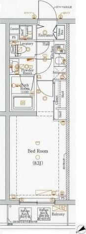 ＤＩＰＳ高田馬場駅前 207号室 間取り