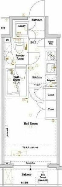 アクサス代々木アジールコート 1004号室 間取り